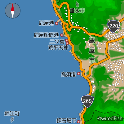 鹿屋市の釣り場