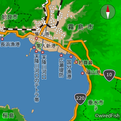霧島市の釣り場