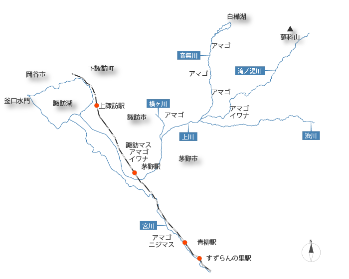 諏訪湖流入河川の釣り 渓流釣り 釣り情報サイト Wiredfish