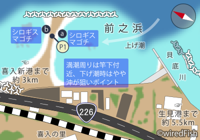 前之浜の釣り
