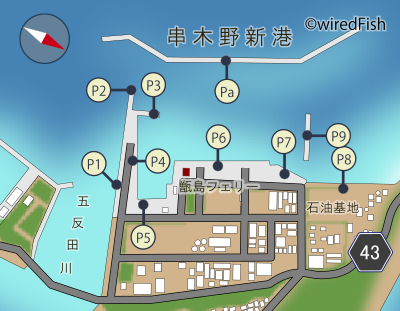 串木野新港の釣り