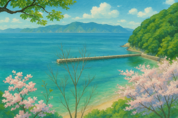 井手の鼻の堤防