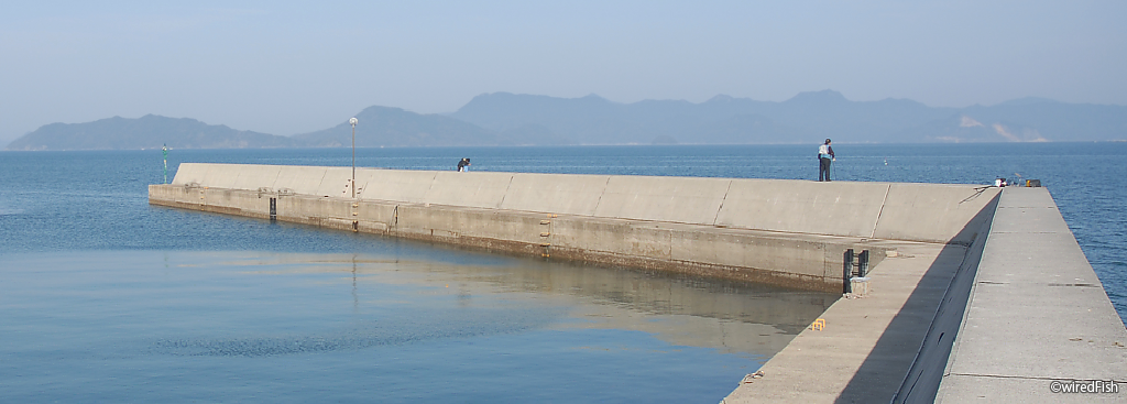 杉迫漁港外堤防