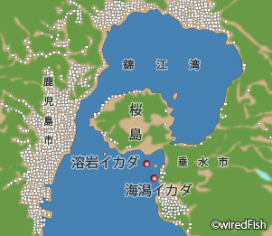 フィッシング富士丸 錦江湾の本格派釣り筏 鹿児島県垂水市海潟沖 桜島有村埼沖 カンパチ ハガツオ マダイ イシダイ アジ サバ アオリイカ イトヨリ など