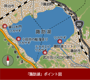 諏訪湖 の釣り 長野県 諏訪市 下諏訪町 岡谷市 釣り情報サイト Wiredfish